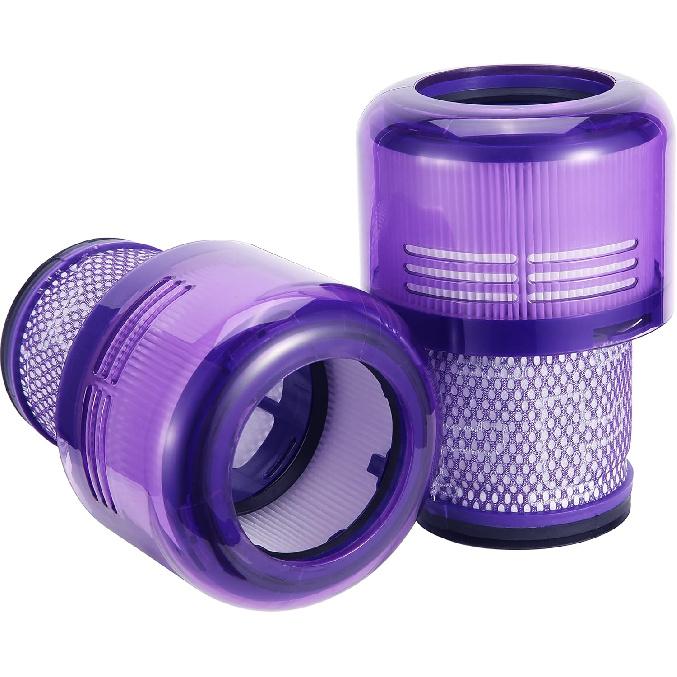 Replacements Filter for Dyson V11 Animal V15 Detect Cordless Vacuum Accessories Filter Hepa, Replacement Part (4 Pack)