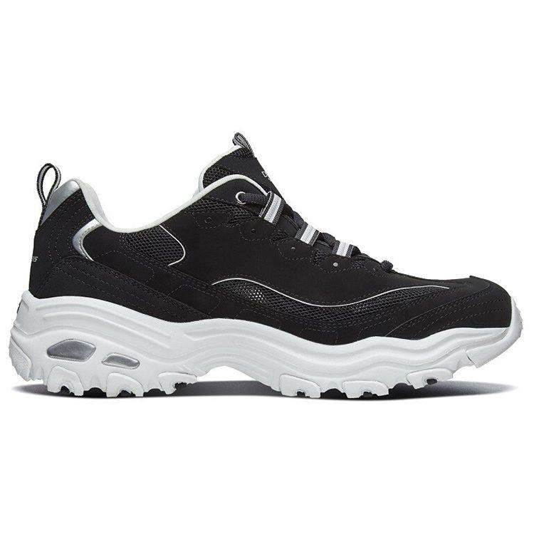 Skechers D'Lites 1.0 Low Running Shoes Black 666090-BLK