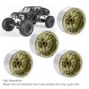 4pcs Beadlock RC Car Wheel Hub Set 1.9in Aluminum Alloy Tire   for 1Celsius10 1Celsius12 1Celsius14 Remote Control Cars