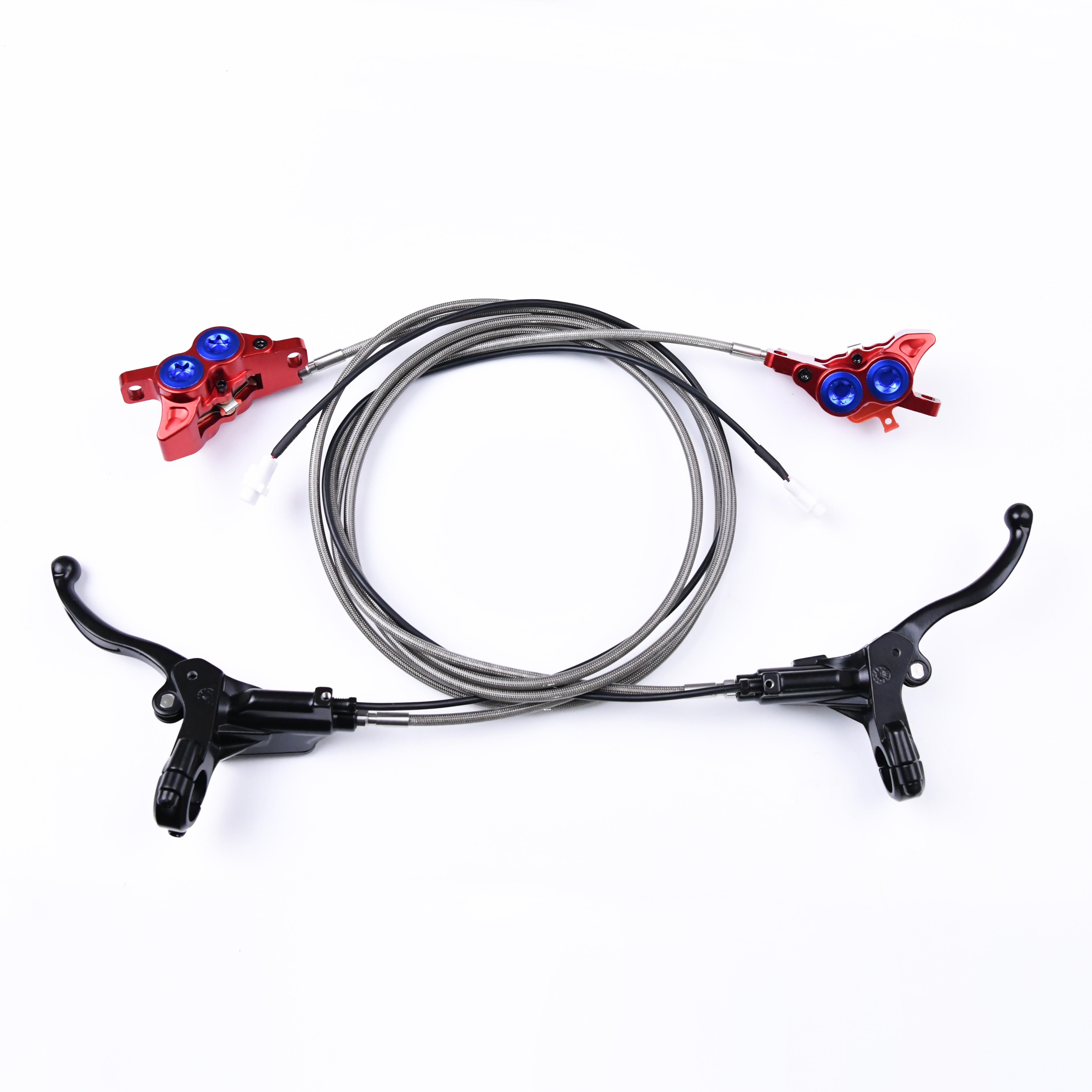 New 3-Finger Handle Sintered Brake Pad for Mountain Bike BMX Road Bicycles with Aluminum Hydraulic Disc Brake V Brake (Friction Wheel Brake) бордовый