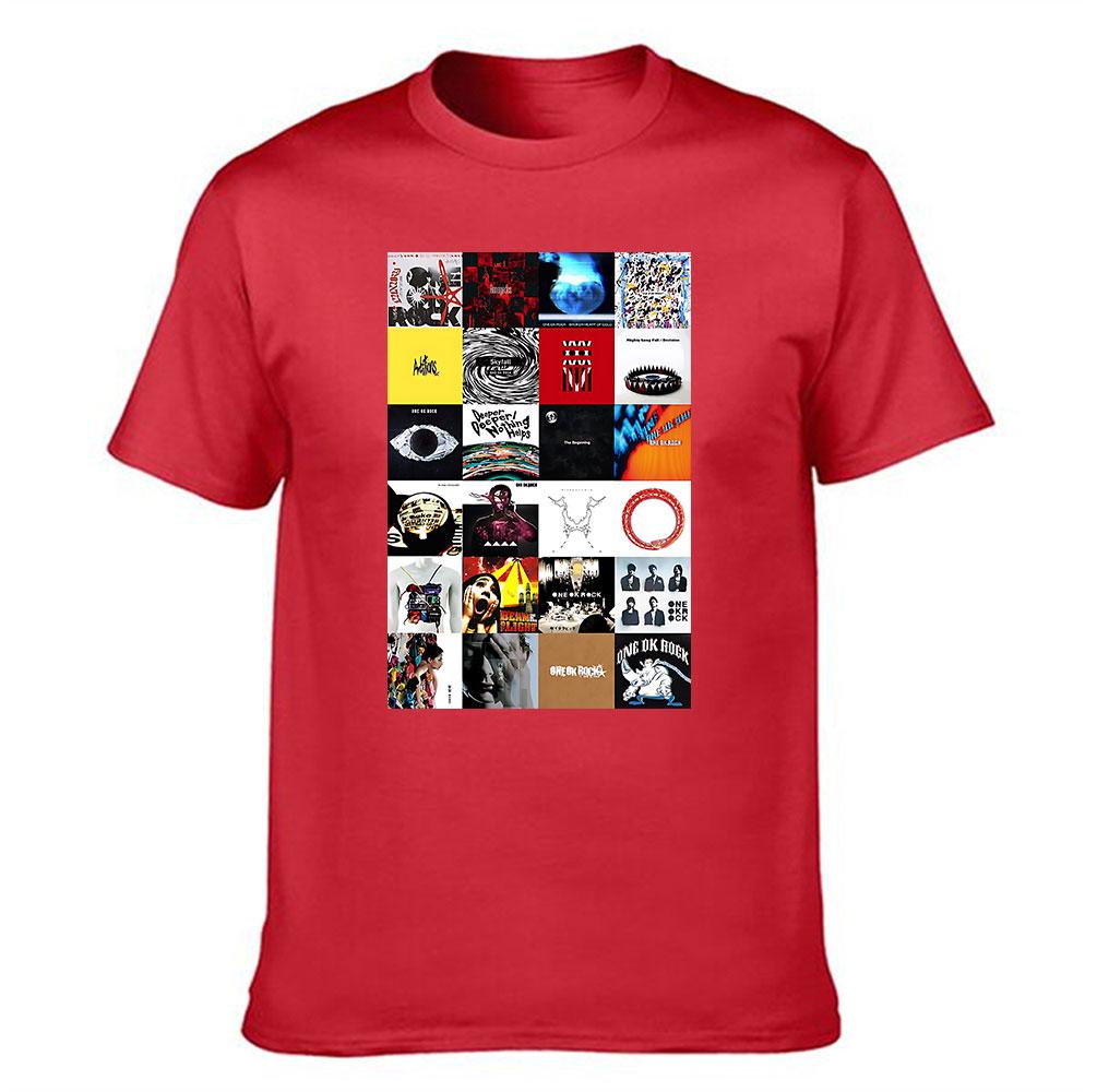 Unisexs Cotton ONE OK ROCK Band TShirts Vintage Album Cover Graphic Tees Casual Short Sleeve Music Fan Tops for Daily Wear