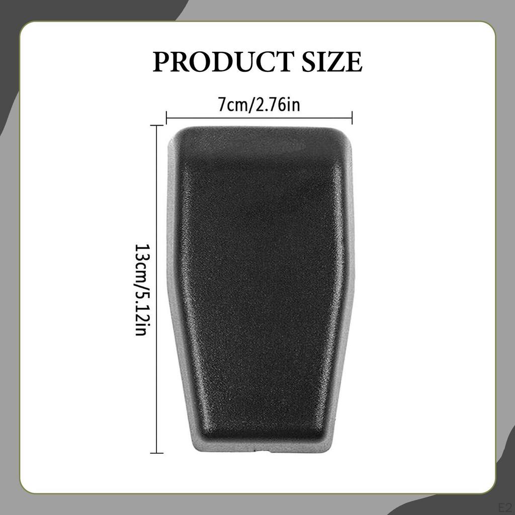 Black Rear Window Hinge Cover, Liftgate Glass Trim Parts 68140033AA Replacement Vehicle