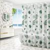 Translucent Partition Curtain for Bathroom Grid Shower Curtain PEVA Anti Mold and Waterproof Multi Color Design