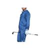 Adidas Quick-Dry Letter Logo Print Stretch Pullover Hooded Long Sleeve Jacket Men jackets Blue IN9006
