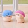 Mini Resin Mushroom Figurines Cute Miniature Mushroom Crafts Small Fairy Garden Ornaments for Lawn Bonsai Decoration Home DIY Micro Landscape