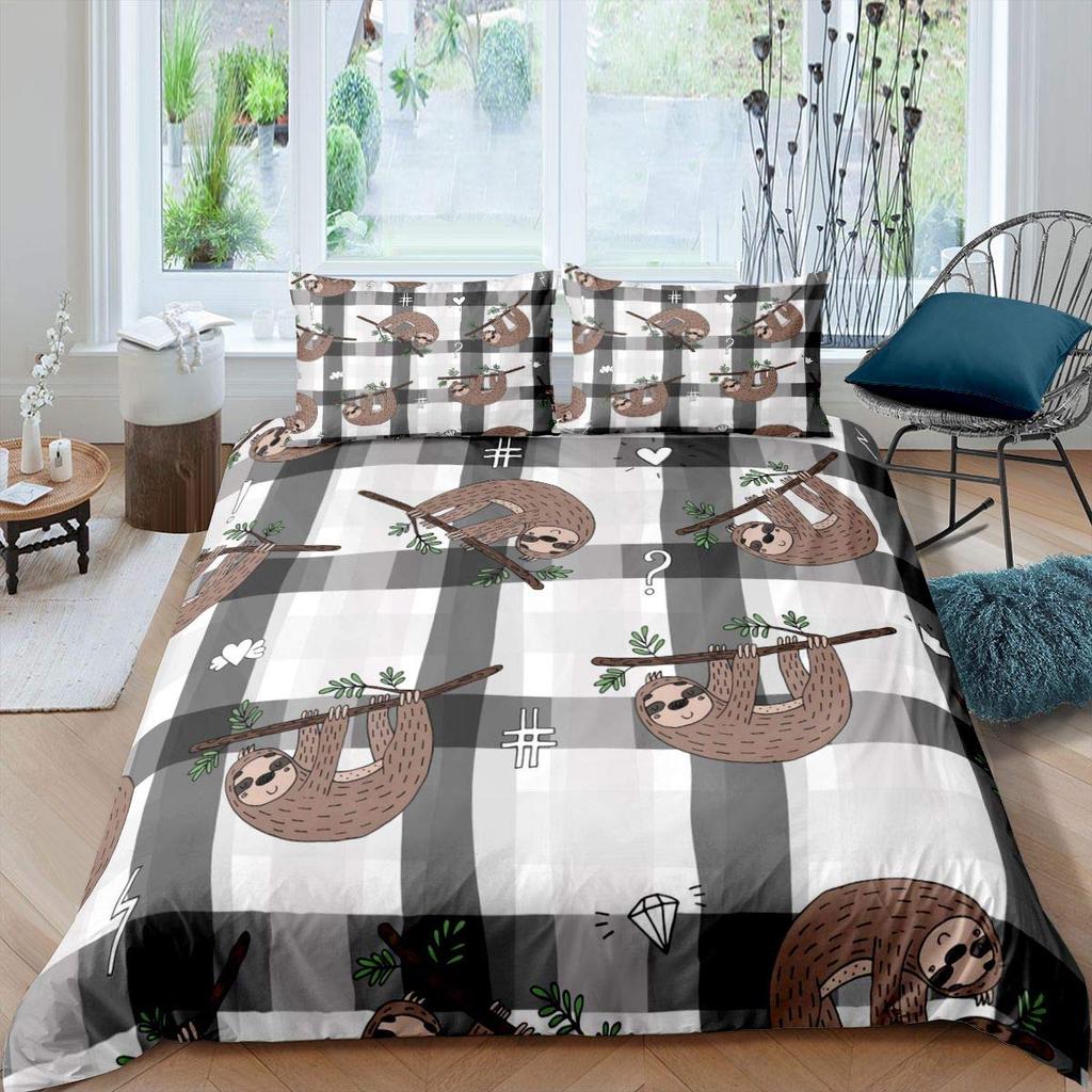 Luxury Duvet Cover and Pillowcase Digital Printing Star/moon/meteor Double Winter Quilt Cover Set Lantern Duvet Cover 1 Person