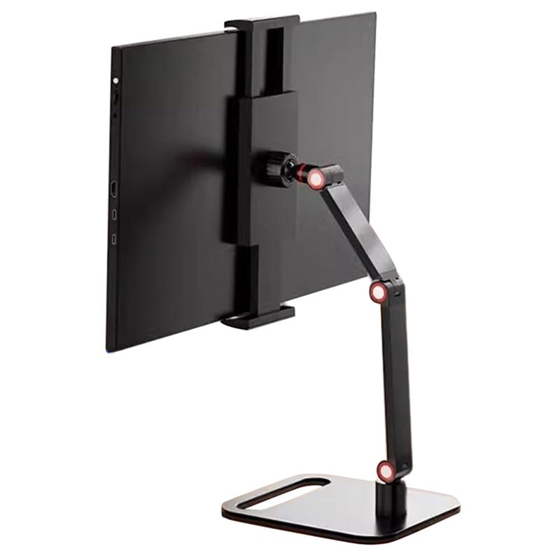 C-Convenient-Portable Monitor Holder Tablet Stand Adjustable Portable Monitor Desktop Clamp Stand