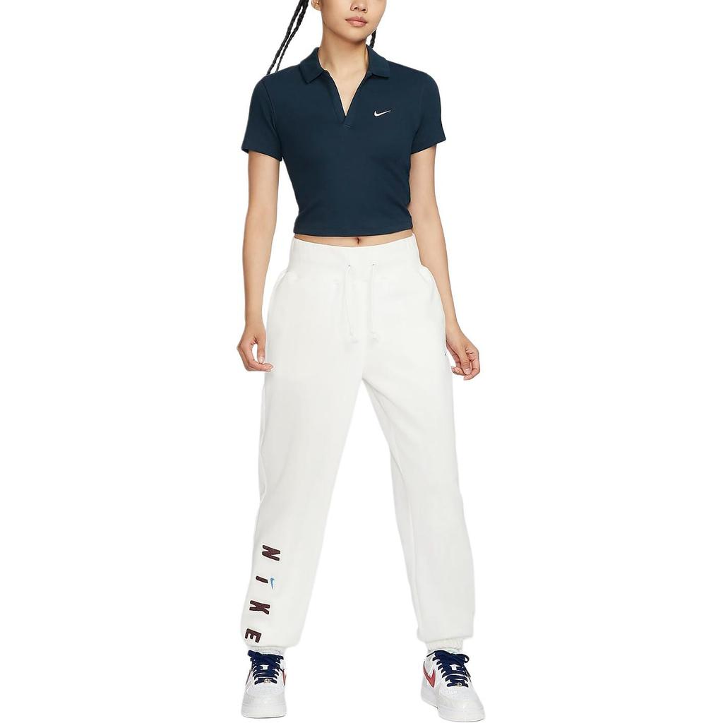Nike Sportswear Essentials Polo Shirt Women's Arsenal Dark Sea Blue/Sail White DV7885-478