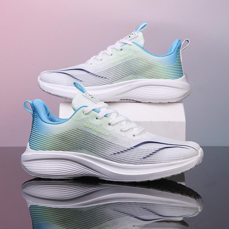 Running Shoes Autumn New Low-top Sports Shoes Mesh Fly-woven Travel Men's Shoes Trendy Casual Shoes Men
