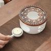 Chinese Style Candle Tea Warmer Set
