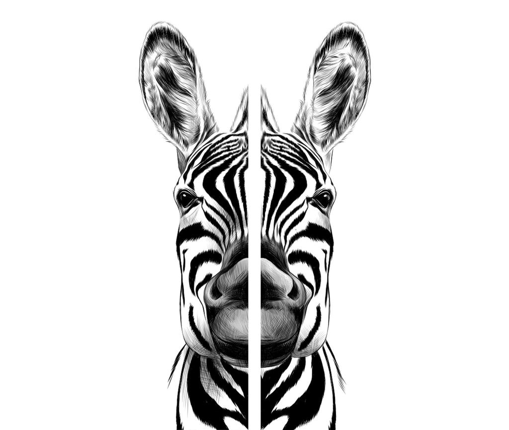 Szklana Deska Do Krojenia 2X 30X52 Zebra