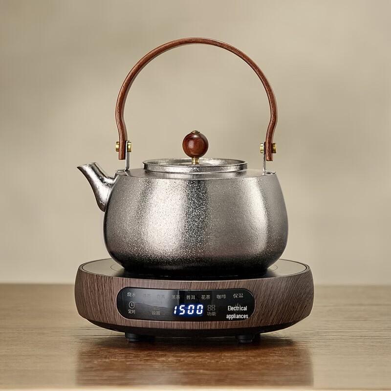 YIHUTEA Pure Titanium Tea Set with V17 Electric Stove