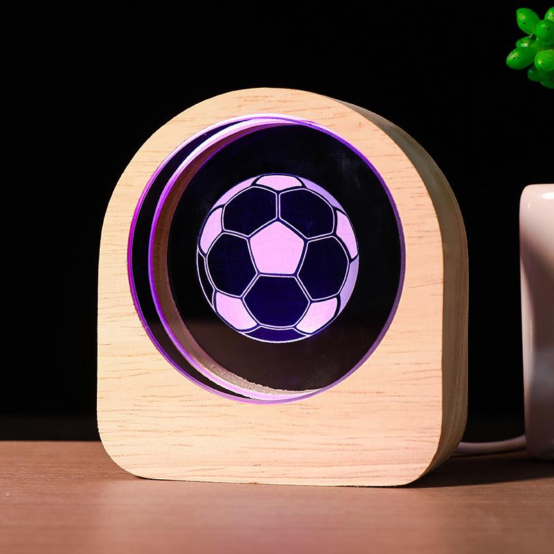 Luminous Crystal Ball Starry Sky Crystal Ball 3d Inner Carving Glowing Night Light Tabletop Ornament Creative Holiday Gift