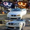 LED Angel Eye Halo Rings Cotton Light WRGB Bluetooth App Conrol Colorful For BMW E46/E36/E38/E39 Headlight DRL Turn Sinal Light