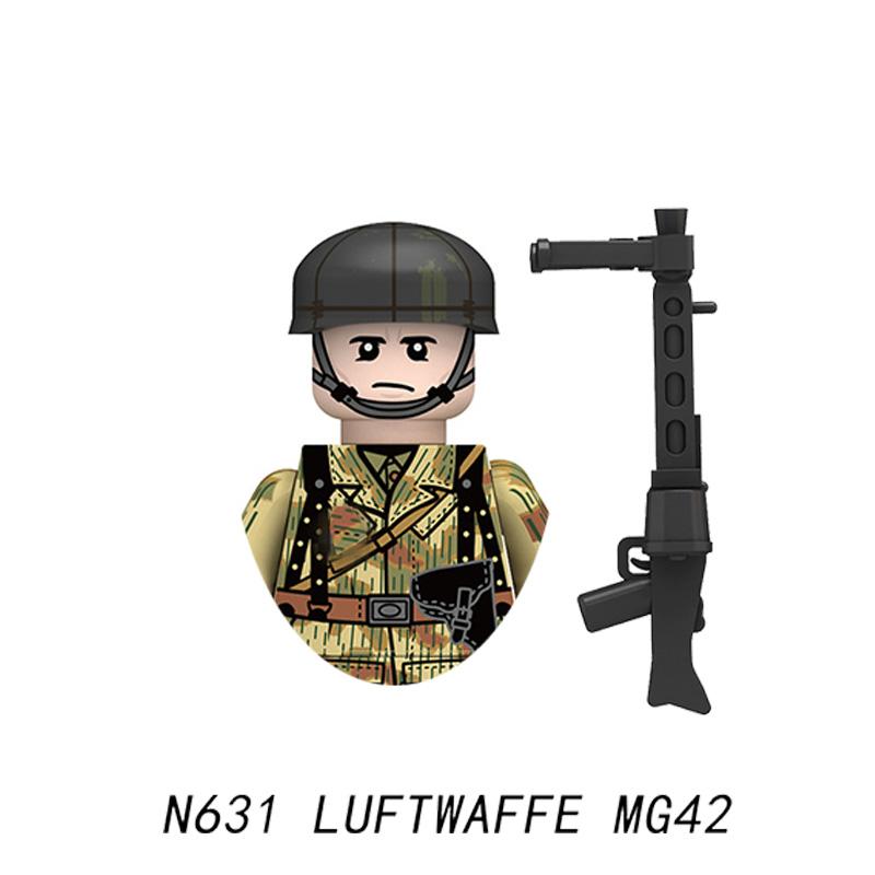 Kids Toys Mini Military Soldier Model Air Force Army Armed Camouflage Unit Small Particles Building Blocks Boys Holiday Gifts