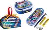 Skater Plarail 25 Antibacterial Dishwasher Safe Soft Lid Tight Lunch Oval 360ml Trio Set with Lunch Dog Tsubasa Kids Character Tight Set Box, Shape,