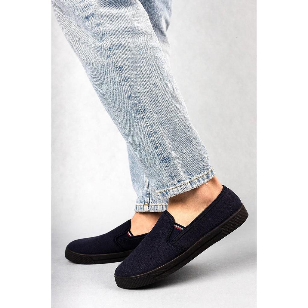 Black - Phantom - Woven Slip-on Men's Shoes