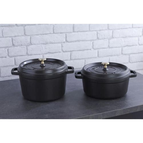 Staub Grand Cocotte 24cm Black 40502-285 (Black 40502-285) RSTG901