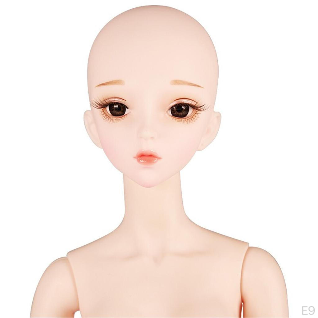1/ Ball Joint Doll Head with Make Exercise Parts Children'