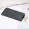 Hot Selling Soft Leather Waterproof Reading Glasses Pouch