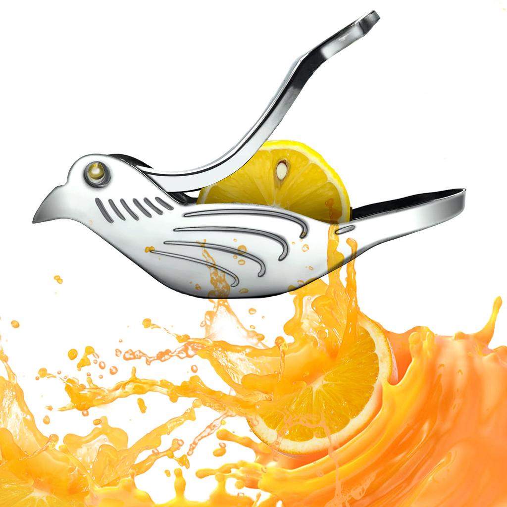 Manual Lemon Juicer Stainless Steel Lemon Squeezer Bird Shape Lemon Juicer Portable Hand Fruit Press For Orange Lime Pomegranate