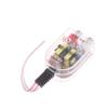 1/3Pcs High To Low Level Audio Output Rca Adapter Car Subwoofer Impedance Converter Uncharged Power Mode Car Audio Accessories