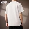 JEEP SPIRIT Men's Heavyweight Loose-Fit Round Neck T-Shirt