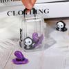 7.5*5cm Storage Box Suitcase Shape Mini Transparent Case With Handle Decorative Plastic Jewelry Candy Miniature For Home Desktop