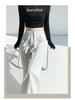 Designer Women's Wide-Leg High-Waist Pants - 2026 Spring Collection, Slimming Loose Straight Fit, Floor-Length Casual Drape Style