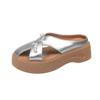 Dicksohlige Ein-Pedal-Taschenkopf- und Halbslipper, Kinder-Sommer-Oberbekleidung Hohlrock 2025 neue beliebte coole Slipper