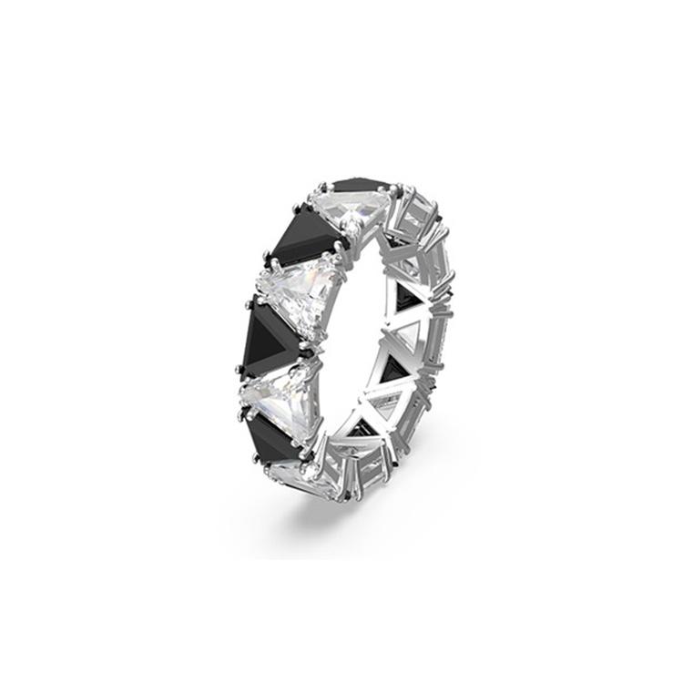 Swarovski Rings Womens Black 55