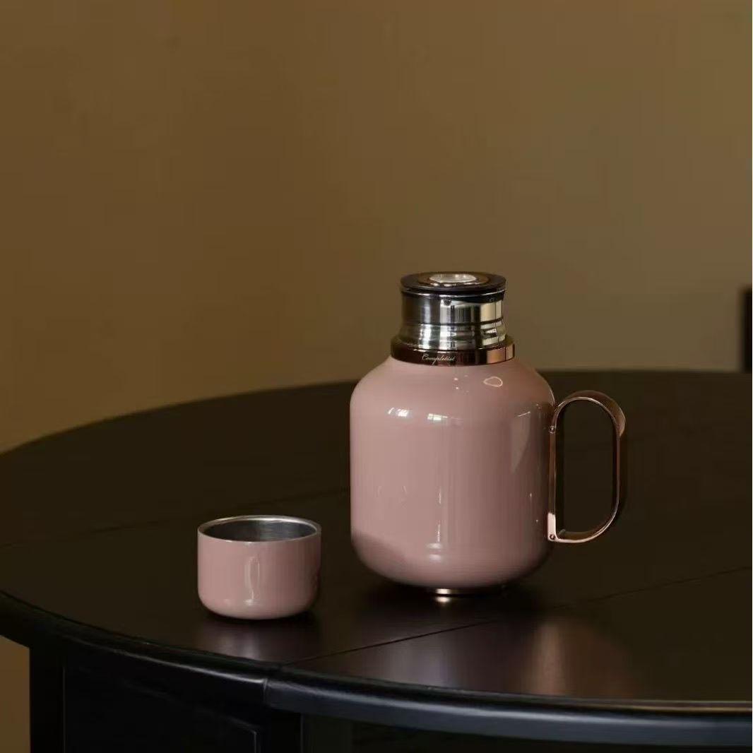 Miso Pure Titanium Insulated Stewed Tea Pot - Large Capacity Thermos for White Tea