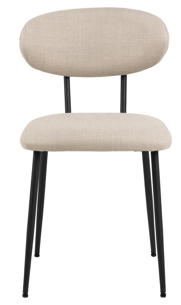 Denise Beige UPHOLSTERED CHAIR Scandinavian Style