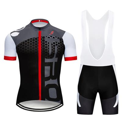 Fietsshirt Fietskleding Ropa Ciclismo 9D GELKUSSENTJE Rock Fietsuniform MTB Fietskleding ZWARTE bovenjersey
