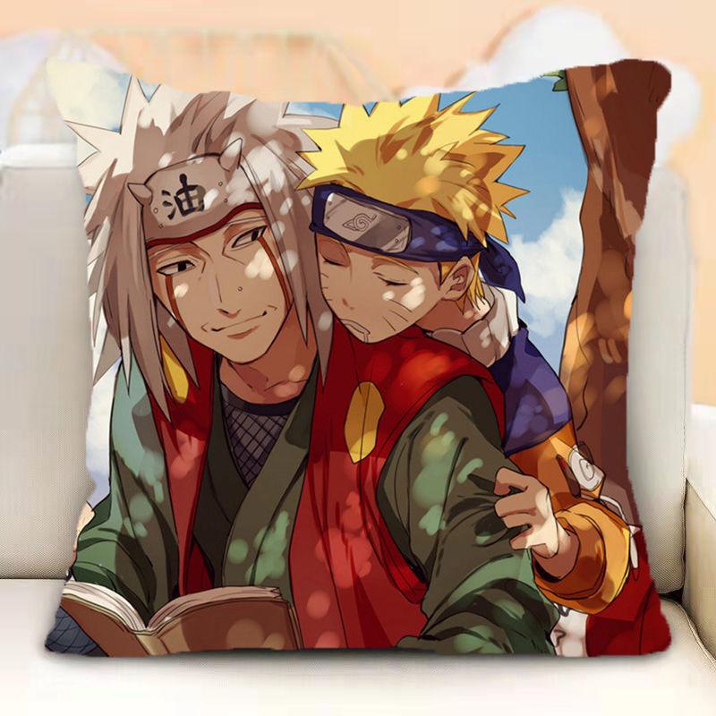 Kuddfodral med Naruto Anime-karaktärer: Dyk ner i ninjavärlden! Anime perifer dekorationsgåvor