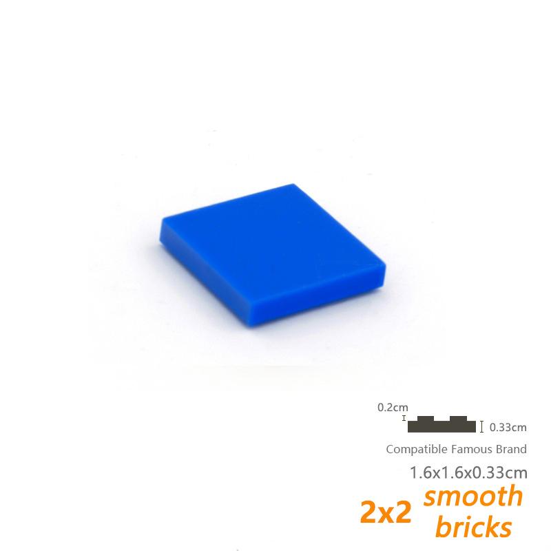 1000pcs DIY Building Blocks Figure Bricks Ceramic Tile 2x2 Educational Creative Size Compatible With 3068 Toys for Children