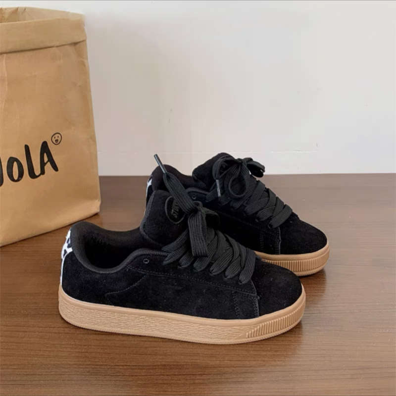 

Нишевая универсальная обувь для доски женская весенне-осенняя новая студенческая спортивная и повседневная обувь женская 44 чёрный