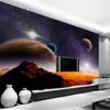 Papel de parede Universo Céu estrelado 3d Grande Mural Estéreo Tv Fundo Papel de parede