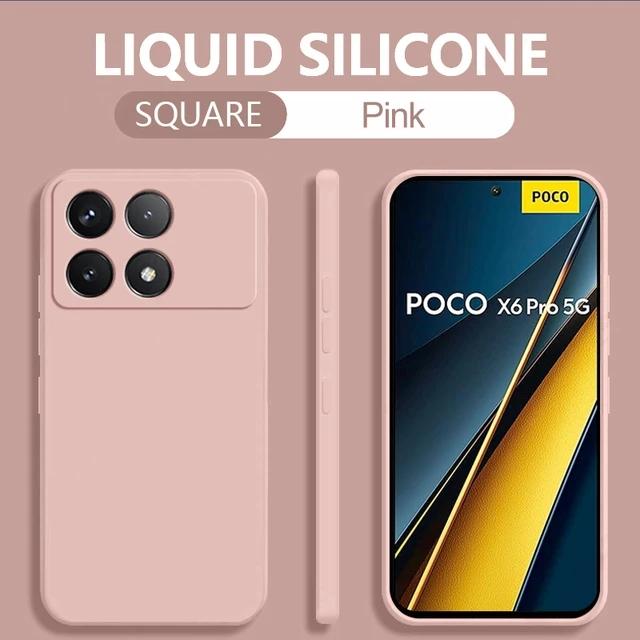 For Xiaomi Mi Poco X6 Pro X6 5G Case Liquid Silicone Phone Cases For Xiaomi Poco X6 Pro X6 Pro PocoX6 Pro 5G Protect Soft Cover