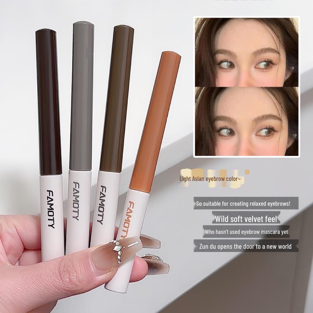3D Deep Brown Waterproof Eyebrow Mascara - Long-lasting, Non-fading, Smudge-proof, Natural Finish, Easy To Apply.