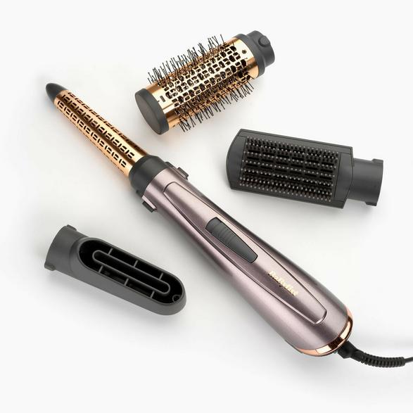 Babyliss as136e 1000w multifunctional curling iron and dryer, 4 tips