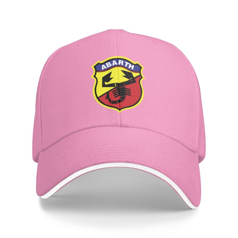 Abarth Cool Print Baseball Cap Outdoor Travel Sports Adjustable Snapback Cap Unisex Breathable Sandwich Hats Summer Trucker Hat