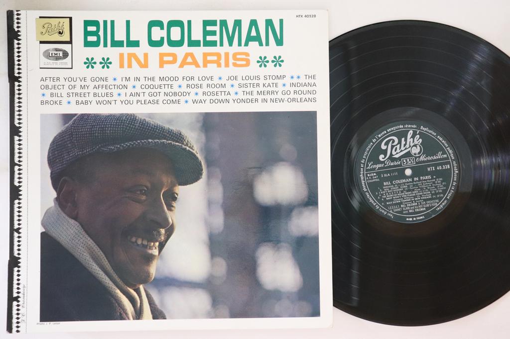 LP Record BILL COLEMAN - Bill Coleman In Paris HTX40328 PATHE France Jazz Used