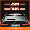 -Car High Braking Lamp Sticker M Emblem Decal Decoration For BMW 5 Series 3 Series F30 G20 F07 F10 G30 G32 Automobile Accessorie