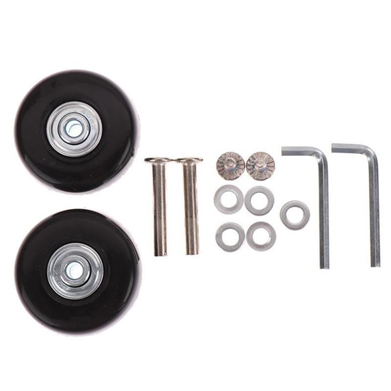 Luggage Suitcase Replacement Wheels Dia50/54/60Mm Suitcase Parts Axles Durable Sliding Resistant Flexible Casters