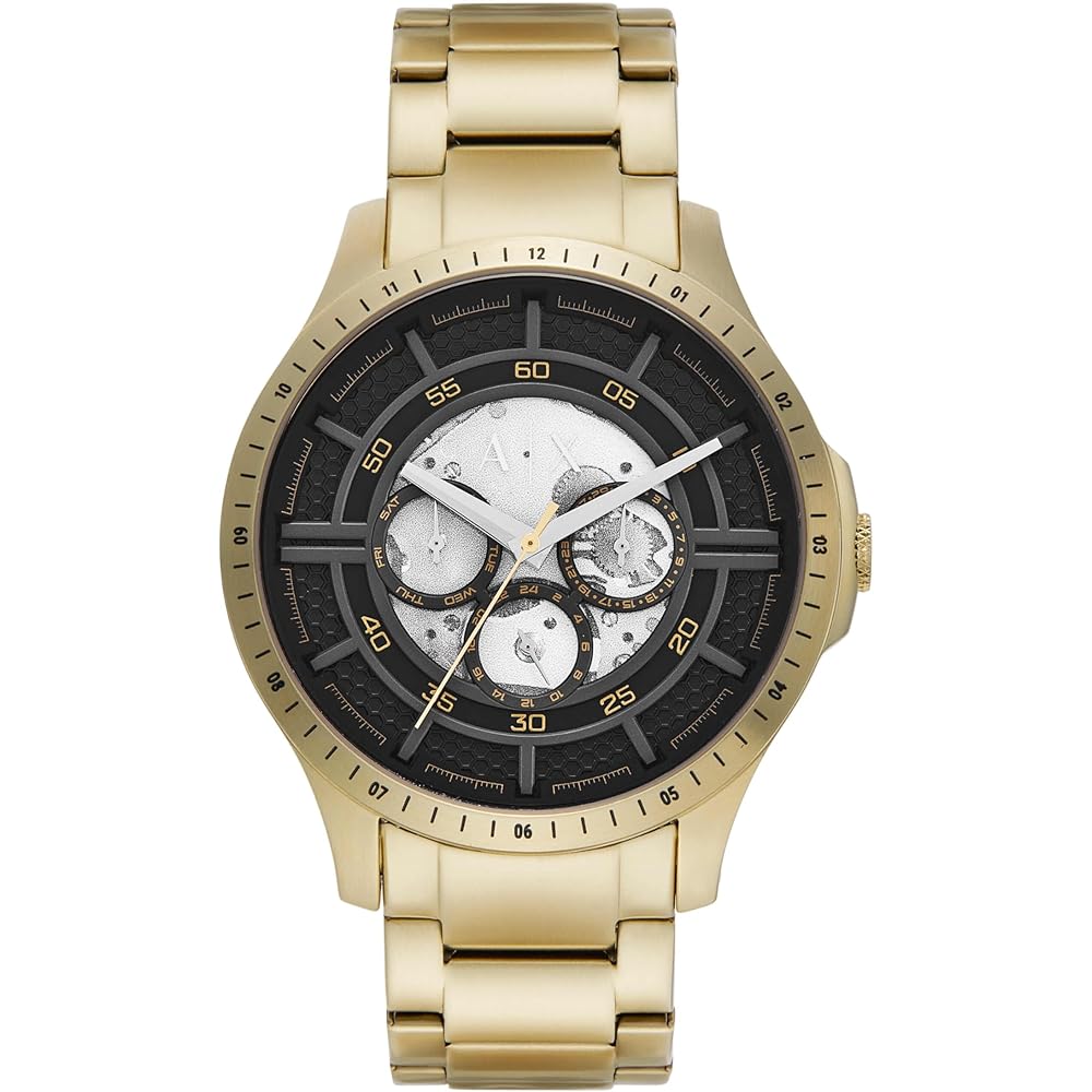Armani Exchange AX2461 Men s Gold Watch Stylish Design Water Resistant Fashion Accessory