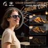Smart Glasses Real-Time AI Translation Powered Assistant 8MP Camera  Photography 1080P Video Dual Mics Speakers Photochromic Lenses Bluetooth Calling