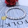 8-9mm Freshwater Pearl Bracelet: Elegant Spring Korean Style Jewelry Gift for Mom or Best Friend