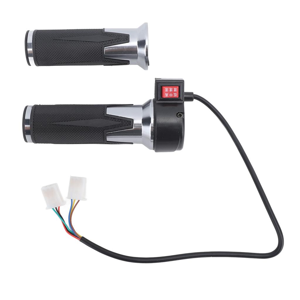 1 Pair Electric Bike Handlebar Grip Twist Throttle High Medium Low 3 Speed Electric Bicycle