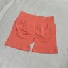 Candy Color Seamless Low-Waist Hip-Lifting Yoga Shorts (Three-Quarter Length)